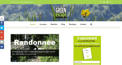 Desktop Screenshot of green-escape.fr
